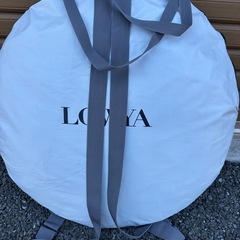 LOWYA ロウヤ　ポップアップテント　ホワイト✖️グレーの画像