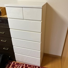 【お取引終了】白タンス