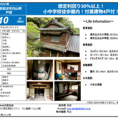 三重県津市の物件　10円でお譲りします♪