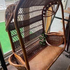 吊り篭椅子（ハンギングチェア）2人用の画像