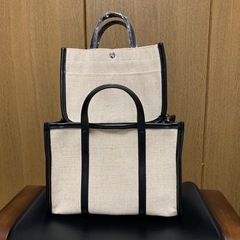 お取引中　niko and 2way ショルダーバッグ　麻の画像