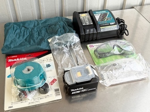 HSJ73◇マキタ◇充電式草刈機◇バッテリー◇充電器◇ナイロンカッタ付き◇MUR18UDRF◇刈払機◇未使用品