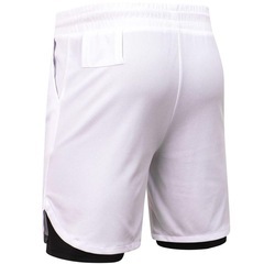 ✨ハーフパンツ メンズ 白 速乾 汗吸収 スポーツウェア 短パン スポーツ 2XLの画像