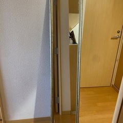 レトロ風スタンドミラー