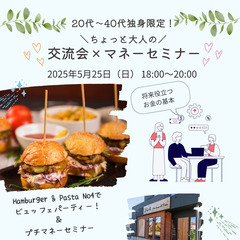 【ちょっと大人の交流会 × マネーセミナー 】