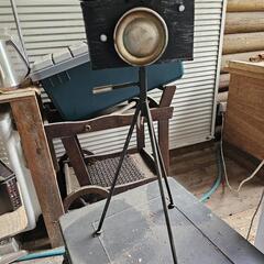 カメラ型のガーデンオブジェ