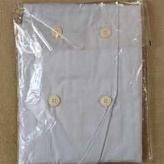 白衣　男性用　未使用 Sサイズの画像