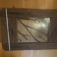 流木アーティスト作成ローテーブルの画像