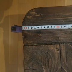 流木アーティスト作成ローテーブルの画像