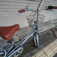 美品☆eirin[エイリン]20吋 ミニベロ(小径車) 外装6段/マットグレー