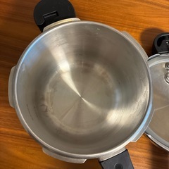 【値下げしました】パール金属 圧力鍋 3.5L IH対応 3層底 切り替え式 クイックエコ H-5040 ステンレス鋼の画像