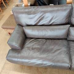【愛品倶楽部柏店】ACTUS five by five アクタス 本革3人掛けソファ premium / bespoke 幅200cm LUGN ルーンの画像
