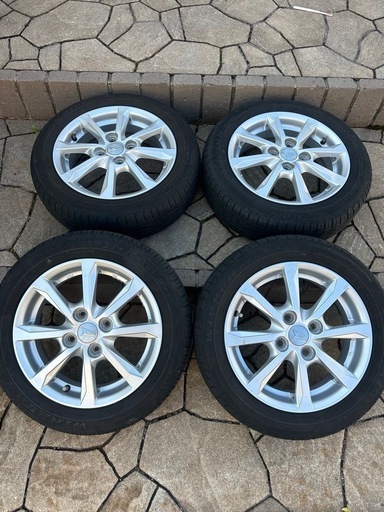 【美品！】DAIHATSUダイハツ純正アルミホイールセット　タント、タフト、ウエイク、ムーヴ、ミライース、タントファンクロス