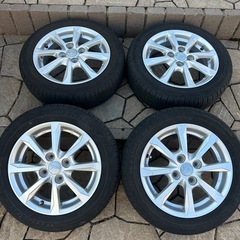 【美品！】DAIHATSUダイハツ純正アルミホイールセット　タン...