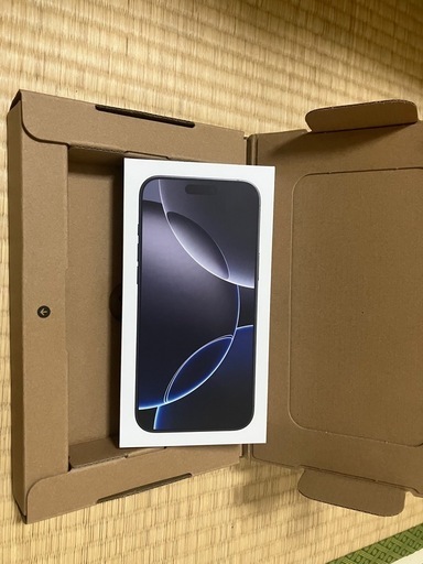 【新品未開封】iPhone16 ProMax 256GB  ブラックチタニウム SIM フーリ