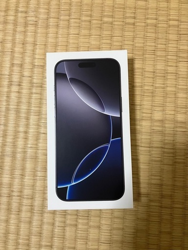 【新品未開封】iPhone16 ProMax 256GB  ブラックチタニウム SIM フーリ