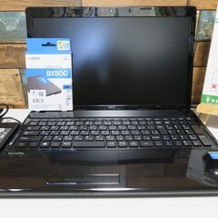 超美品！◇最新windows11ノートPC◇快適！高速起動&webカメラ付き◇年賀状作成OK◇爆速新品SSD+高性能core i3◇NEC VK24L-F/メモリ4GB/office/無線LAN/15.6型ワイド/N163の画像