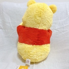 【美品】新品タグ付き くまのプーさん てれかくし 超BIGぬいぐるみの画像