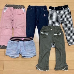 90〜110cm女の子ズボン12枚の画像