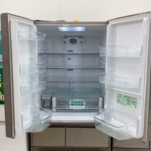 【6ヶ月保証】6ドア冷蔵庫　HITACHI　R-G5200E 6ヶ月保証】HITACHI 6ドア冷蔵庫 R-G5200E