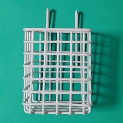 ワイヤーかご ホワイト