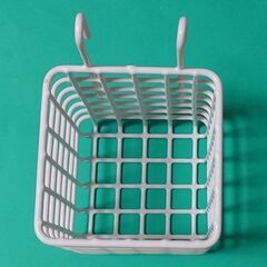ワイヤーかご ホワイトの画像