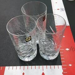 0502-413 ガラスコップ3つセット