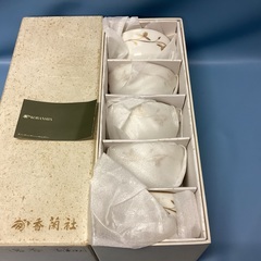2505-13 香蘭社　湯呑み　5個組