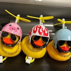 アヒル隊長 ヘルメット プロペラ 自転車アクセサリーと　アヒル隊長