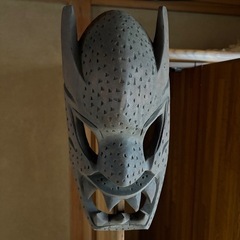 木彫り　鬼　悪魔　お面　魔除け
