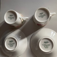ナルミデミタスカップとソーサー2セットの画像