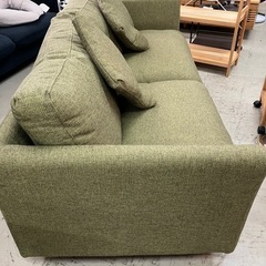 2505-059 3人掛け ソファ グリーン 中古美品 の画像