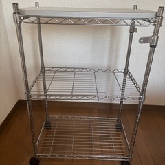 メタルラック　アイリスオーヤマ　2段　棚