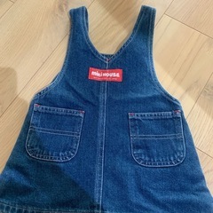 お安くしました！ミキハウスデニムスカートの画像