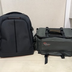 【無料】カメラバッグ2個まとめて