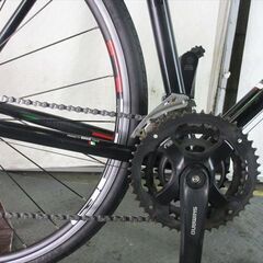 E272★38000円★整備済み クロスバイク中古自転車 GIOS　ミストラル【52㎝　黒　3ｘ8】の画像