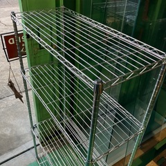 メタルラック　スチールラック　シルバー【横79縦34.5高144】の画像