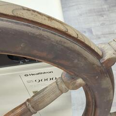 大型 木製 操舵輪 120cmの画像