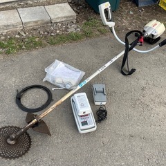 Ryobi 充電式 刈払機 BK-2300 充電器•バッテリー2...