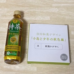 【新品・未使用】市川和美デザイン　小鳥と少年の秋色皿  A  人気の画像