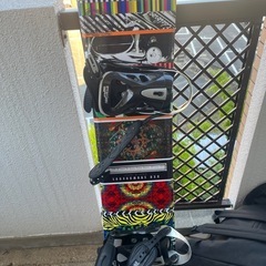 スノーボード　袋付き　メンテ用具も