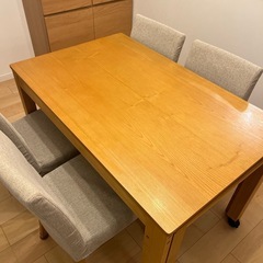 定価16万円 貞刈椅子製作所 ダイニングテーブルセット