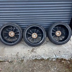 18インチ　inperio 5次元 ホイール　3本　215/40r18 の画像