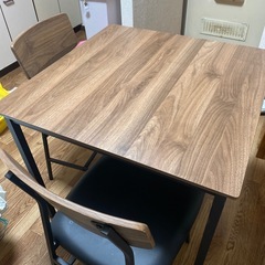 ニトリ　テーブル　椅子セット
