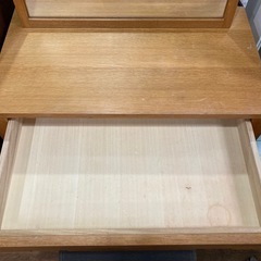 ドレッサー 北欧風 幅70cm 鏡台 中古の画像