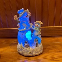 スノーマン　オルゴールライト　クリスマス