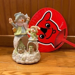 スノーマン　オルゴールライト　クリスマスの画像
