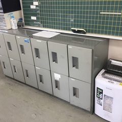 【中古】扉付きスクールロッカー（12人用／スチール製）6600円...