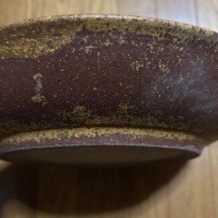 ③大鉢　大皿　陶器　作家物　窯印あり　※縁に欠け１ヶ所　　の画像