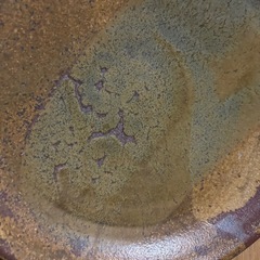 ③大鉢　大皿　陶器　作家物　窯印あり　※縁に欠け１ヶ所　　の画像